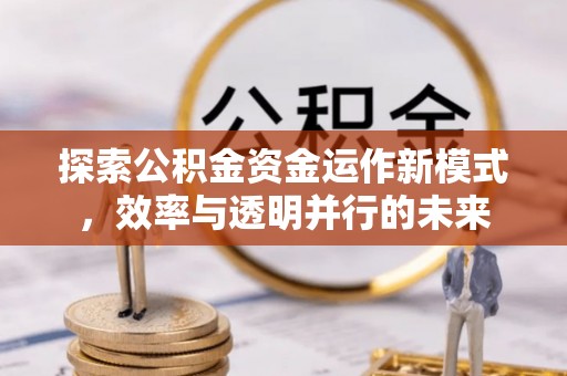长顺探索公积金资金运作新模式，效率与透明并行的未来
