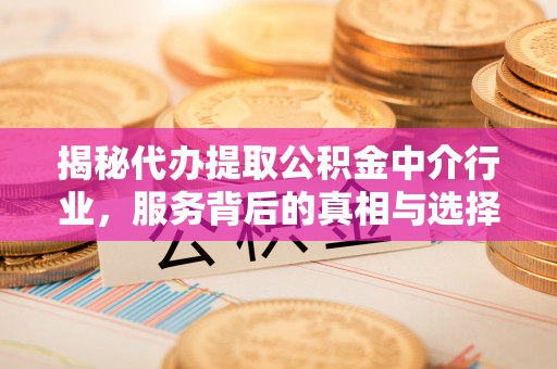 长顺揭秘代办提取公积金中介行业，服务背后的真相与选择指南
